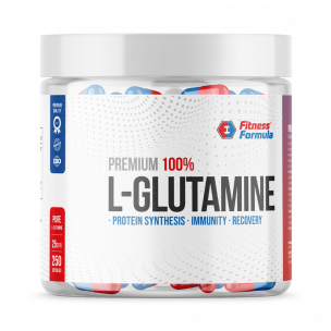 Fitness Formula 100% L-Glutamine, 250 капсул