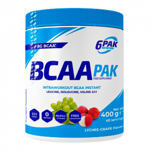 6PAK Nutrition BCAA Pak, 400 грамм