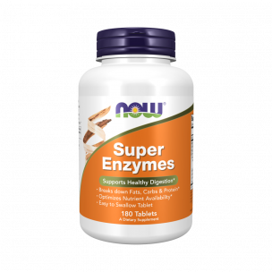 NOW Super Enzymes, 180 таблеток