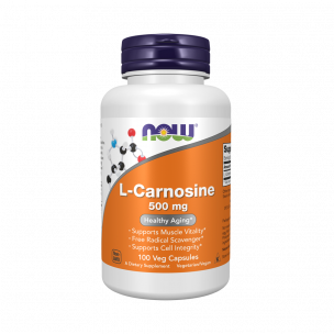 NOW L-Carnosine 500 mg, 100 капсул