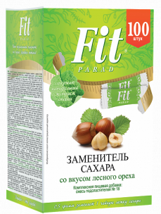 FITPARAD Заменитель сахара № 18 в стиках, 100 шт