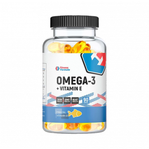 Fitness Formula Omega 3 + Vitamin E, 90 капсул