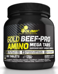 Olimp Sport Nutrition Gold Beef Pro Amino Mega Tabs, 300 таб