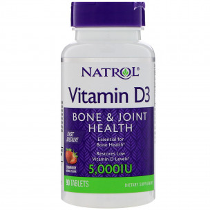 Natrol Vitamin D3 5000, 90 таб