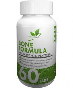 Natural Supp BONE FORMULA, 60 таб