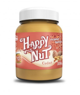 Happy Nut Cedar Арахисовая паста с кедром, 330 г