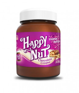 Happy Nut Chocolate Crisper Арахисовая паста шоколадный кранч, 330 г