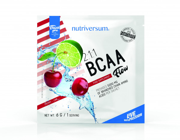 Nutriversum Flow BCAA 2:1:1, 6 грамм