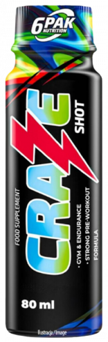 6PAK Nutrition Craze shot, 80 мл