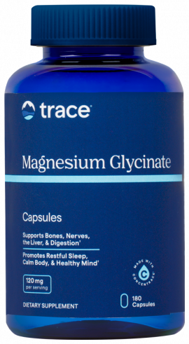 Trace Minerals Magnesium Glycinate 120 mg, 180 капсул