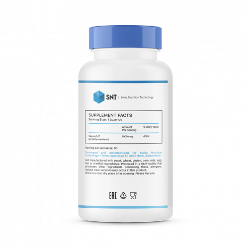 SNT Methyl B-12, 90 таблеток