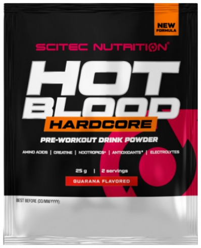 Scitec Nutrition Hot Blood Hardcore, Хот Блад Хардкор, 25 грамм