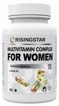 Risingstar Multivitamin Complex For Women, 60 таб
