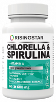 Risingstar Chlorella &amp; Spirulina, 60 капс