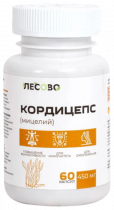 Лесово Кордицепс мицелий, 60 капсул