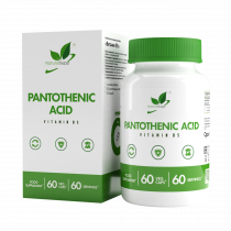 Natural Supp Pantothenic acid, 60 капсул
