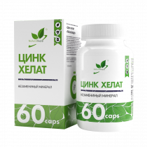 Natural Supp Zinc Chelate, Цинк Хелат, 60 капсул