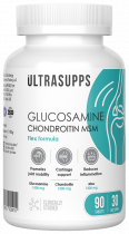 Ultrasupps Glucosamine Chondroitin MSM Flex Formula, Глюкозамин Хондроитин МСМ Флекс Формула, 60 таблеток