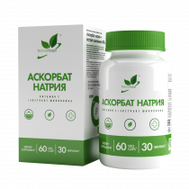 Natural Supp Аскорбат натрия + Экстракт шиповника, 60 капсул