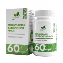 Natural Supp Glucosamine Chondroitin MSM, Глюкозамин Хондроитин МСМ, 60 капсул