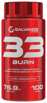 Galvanize 33 Burn, 33 Берн, 100 капсул