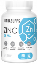 Ultrasupps Zinc, Цинк, 60 капсул