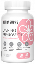 Ultrasupps Evening Primrose Oil, Масло Вечерней Примулы, 60 капсул