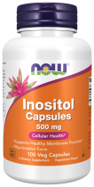 NOW Inositol, Инозитол 500 мг, 100 капсул