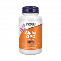 NOW Alpha GPC, Альфа Глицерилфосфорилхолин, 60 капсул