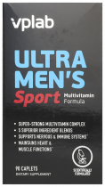 VP Laboratory Ultra Men&rsquo;s Sport Multivitamin Formula, Ультра Менс Спорт Мультивитамин Формула, 90 капсул