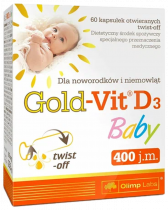 Olimp Labs Gold-Vit D3 Baby, Голд-Вит D3 Бэби, 60 капсул